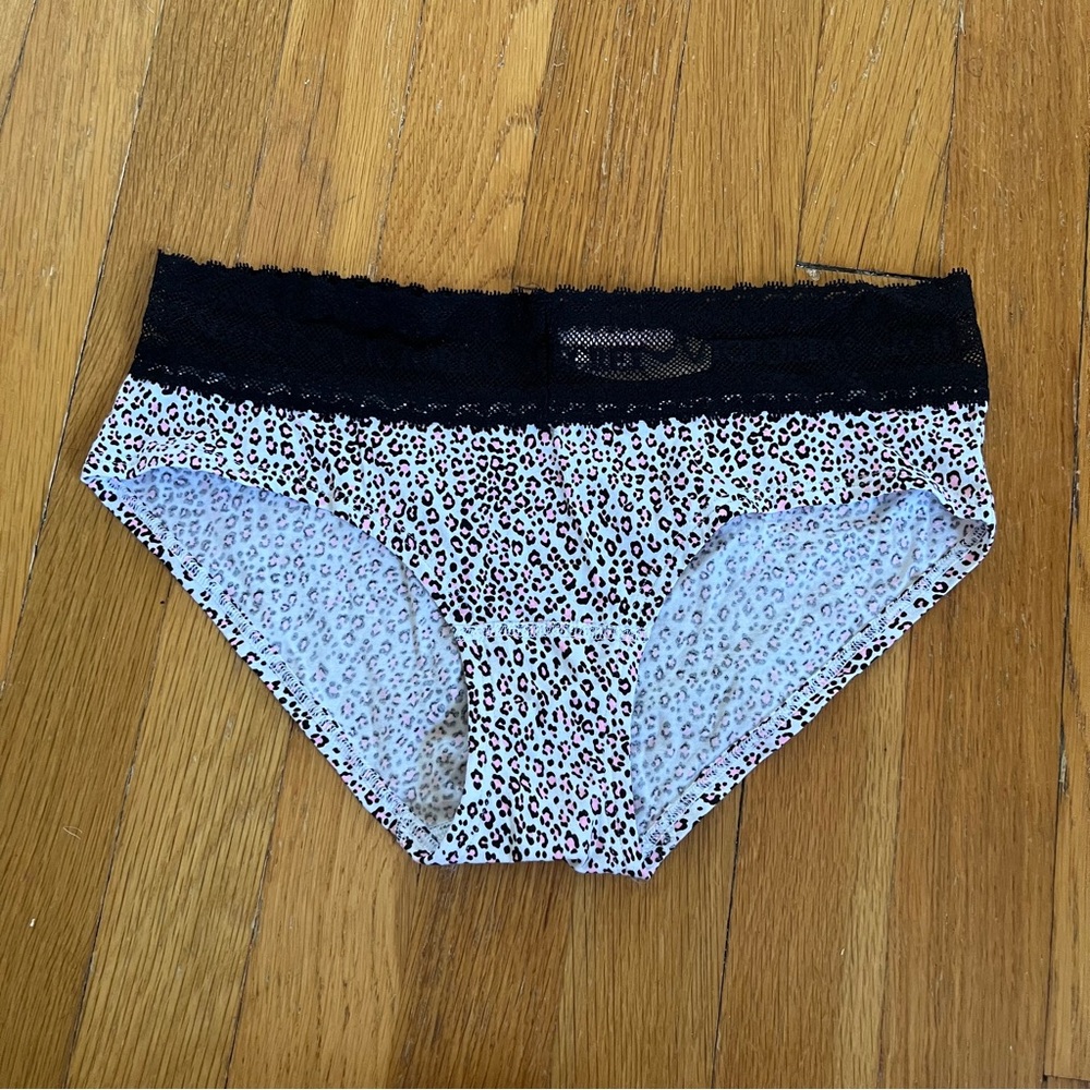 Victoria's Secret Black Lace Trim Panties